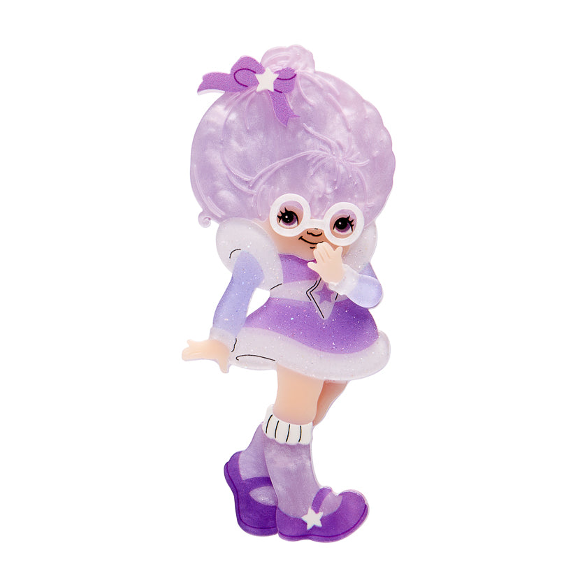 Shy Violet Brooch
