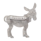 Devoted Donkey Brooch