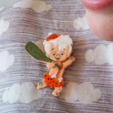 Bamm-Bamm Rubble Brooch