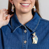 Bastet the Protector Brooch