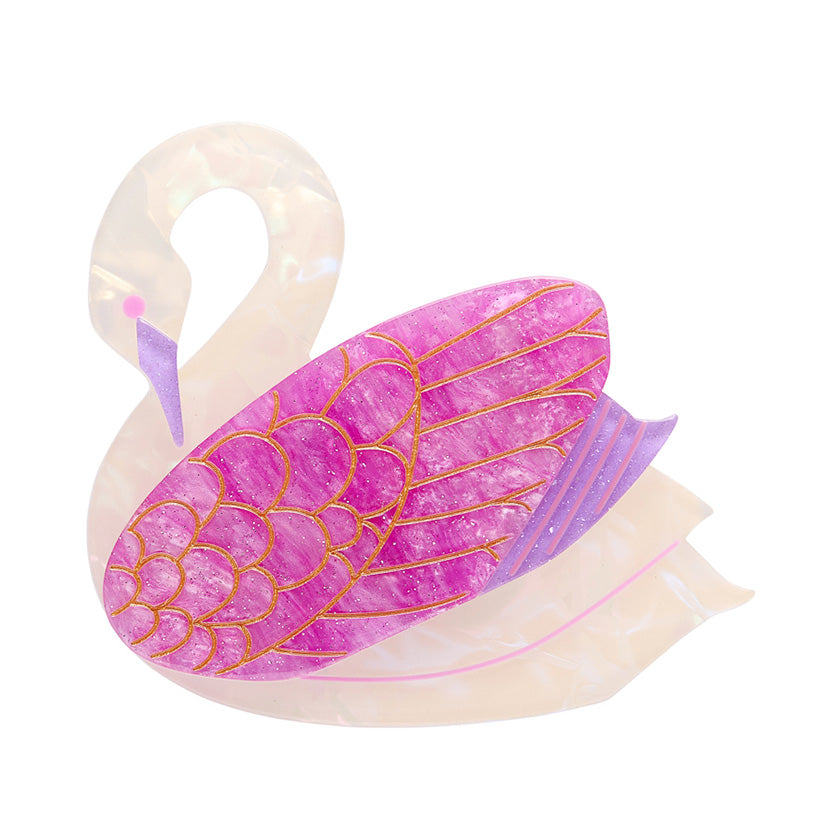 Sabine the Swan Brooch