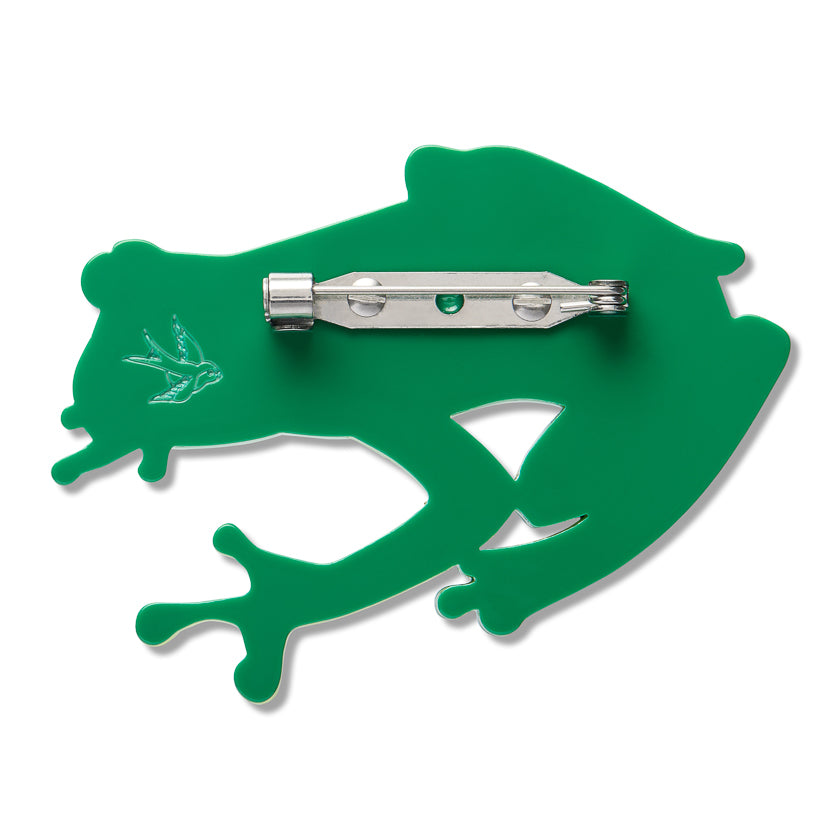 Buckley’s Giant Glass Frog Brooch