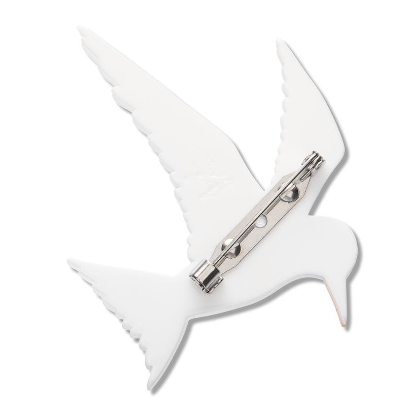 New Zealand Fairy Tern Brooch