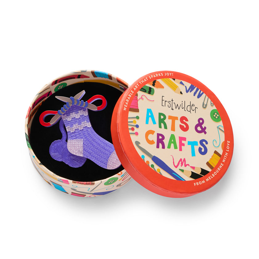 Sock it to Me Brooch