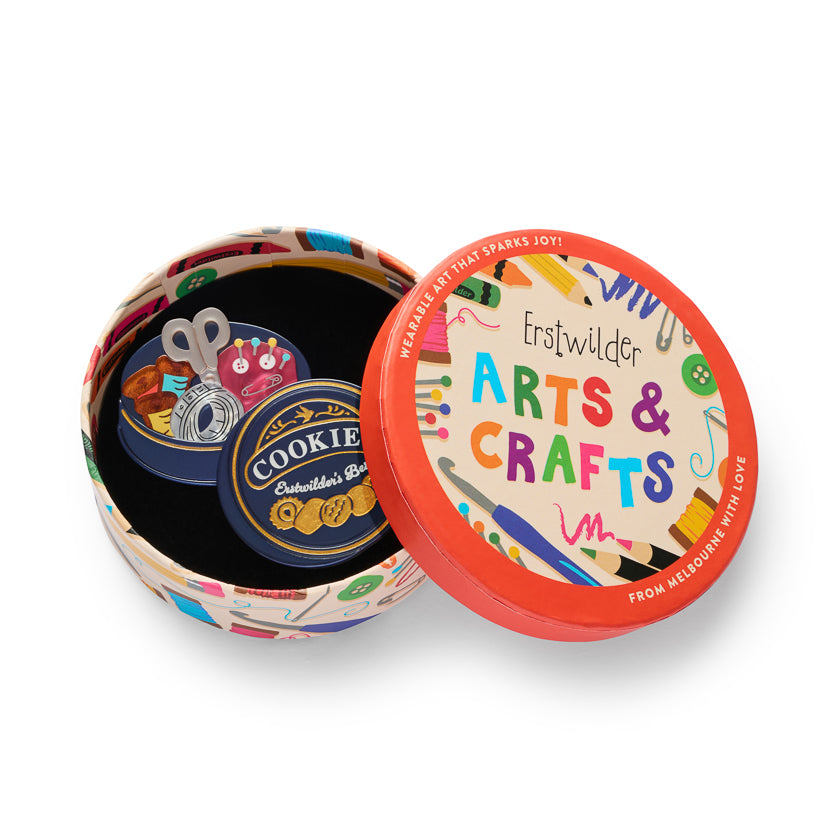 Cookie Tin Secrets Brooch