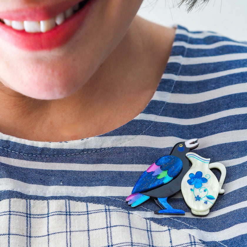 Thirsty Work Brooch