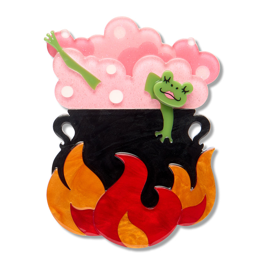 Spookin' Spa Day Brooch