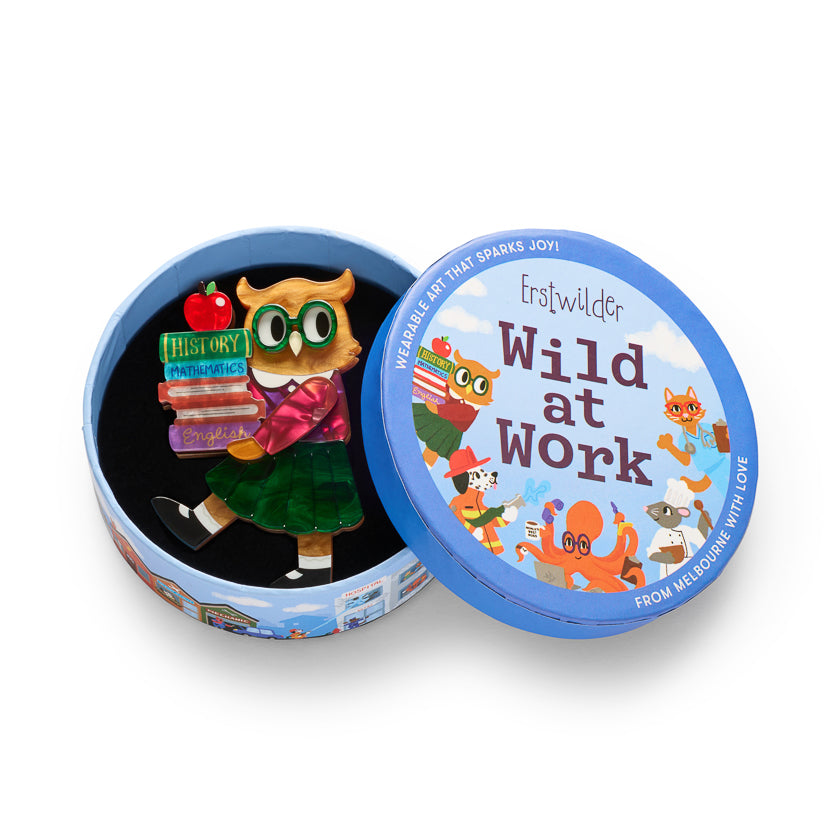 Professor Hootsworth Brooch