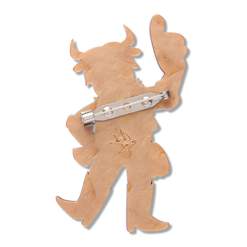 Marshall Longhorn Brooch