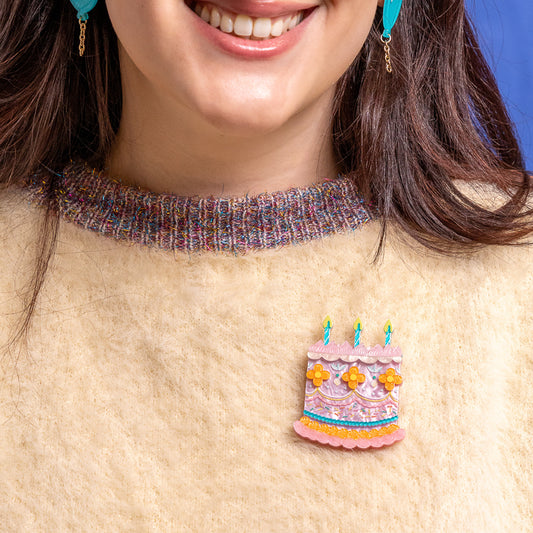 Hip Hip Hooray Brooch