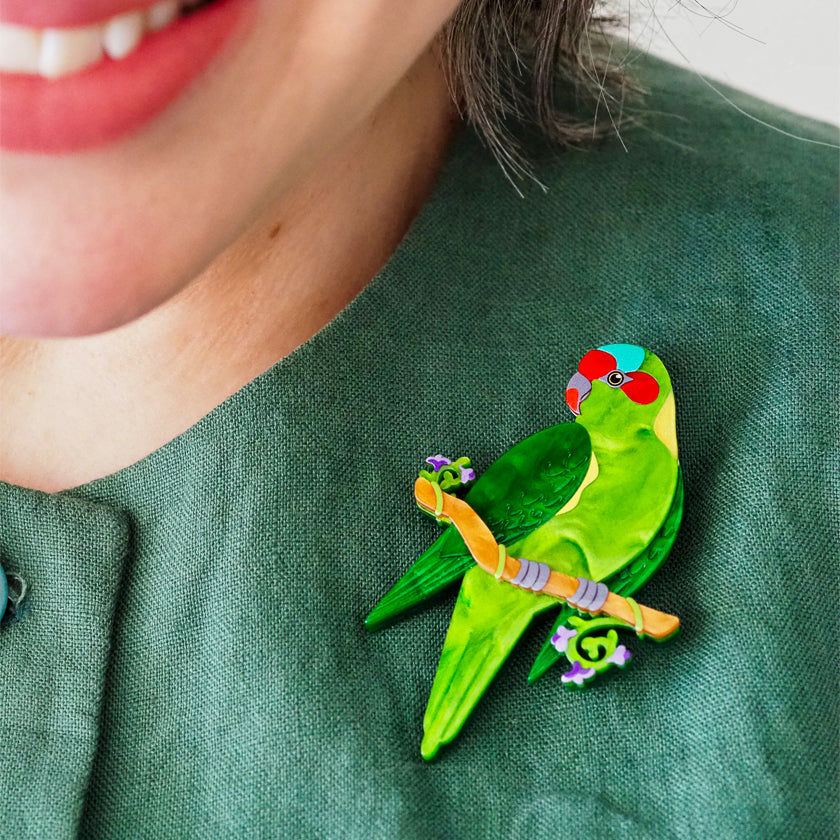 Musk Lorikeet Brooch