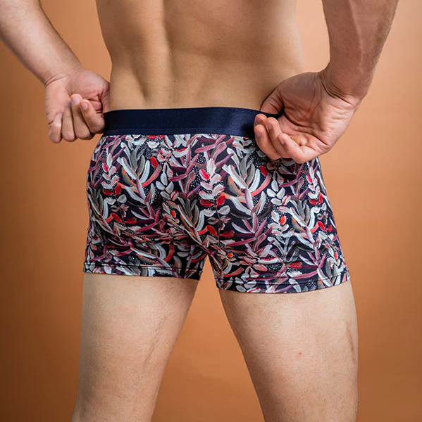 PEGGY AND FINN Protea Navy Bamboo Underwear