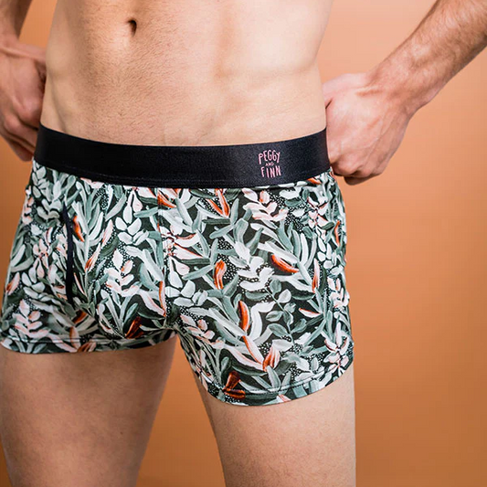 PEGGY AND FINN Protea Green Bamboo Underwear