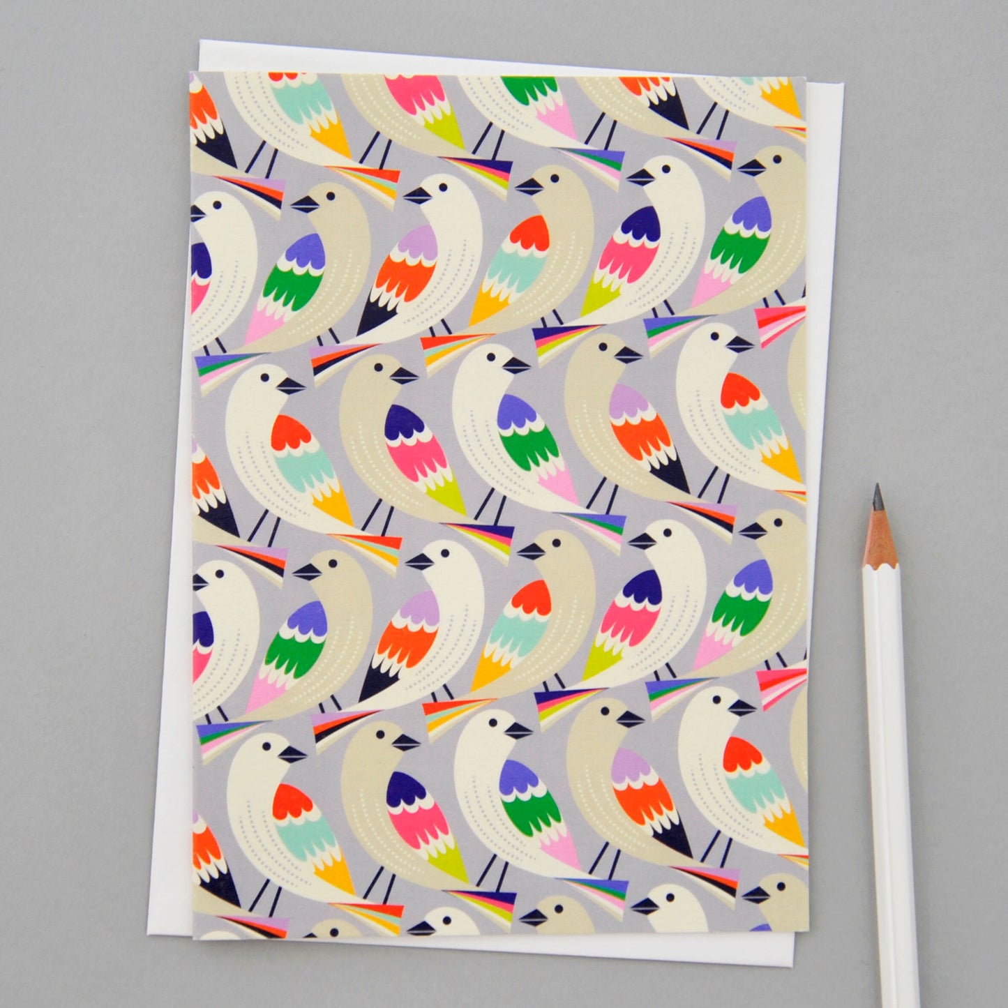 Birds in a Row Card