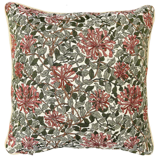 May Morris Honeysuckle Cushion Cover