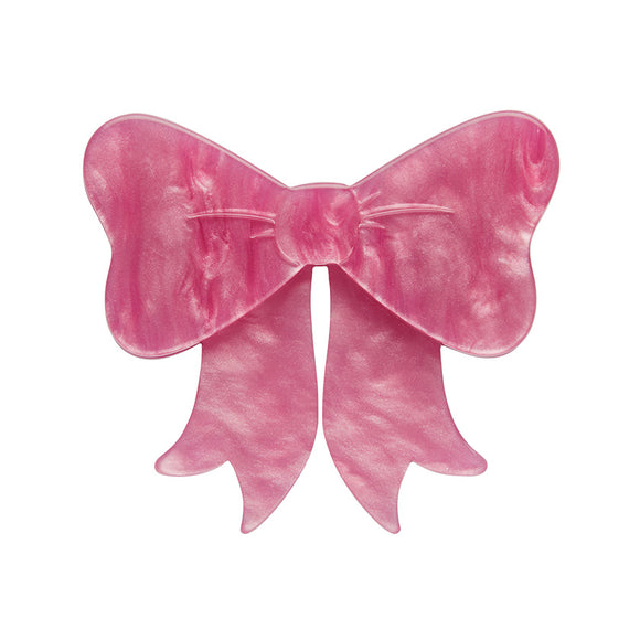 Sweet Bow Simplified Mini Brooch