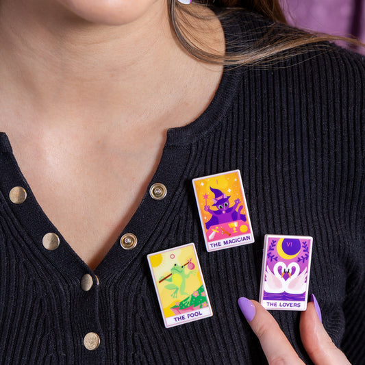 Tarot Simplified Mini Brooch Set - Set - 3 Piece