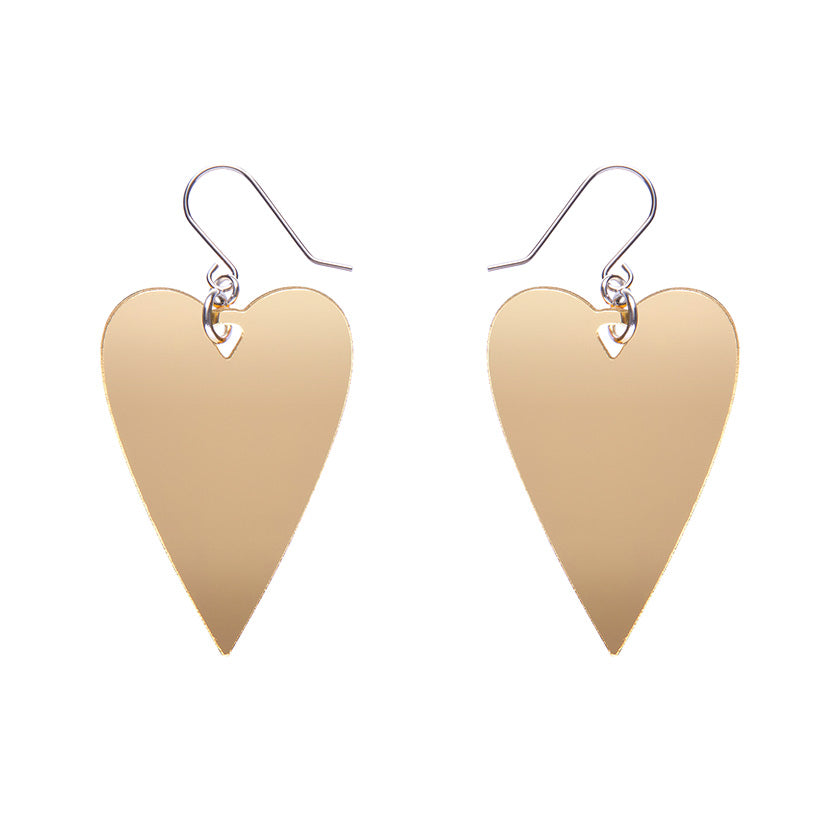 From the Heart Essential Drop Earrings - Gold