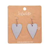 From the Heart Essential Drop Earrings - Silver