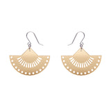 Boho Fan Essential Drop Earrings - Gold