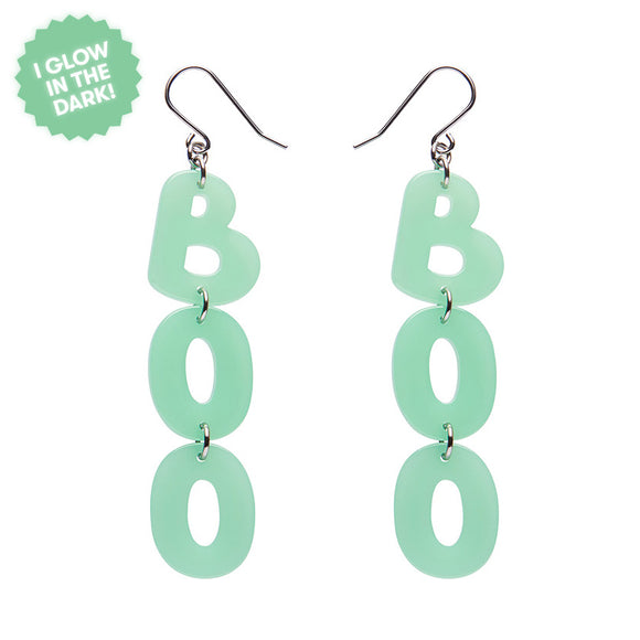 Boo Drop Earrings - Glow in the Dark