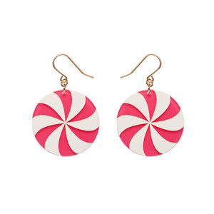 Lollies Drop Earrings - Magenta