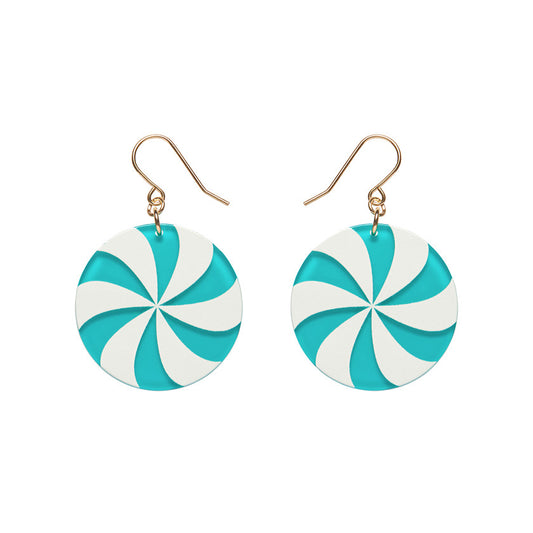 Lollies Drop Earrings - Green