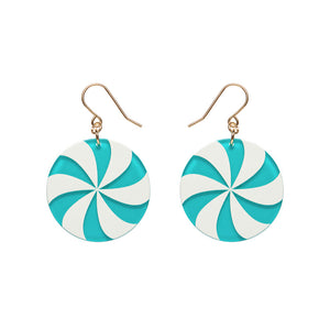 Lollies Drop Earrings - Green