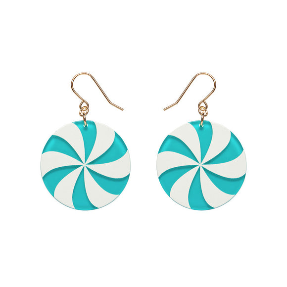 Lollies Drop Earrings - Green