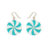 Lollies Drop Earrings - Green