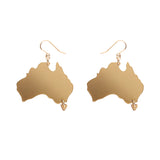 Australia Drop Earrings - Gold