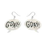 G'DAY Drop Earrings - White