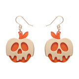 Poison Apple Drop Earrings - Orange and Gold