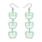Halloween Pumpkins Drop Earrings - Glow in the Dark