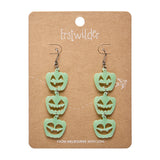 Halloween Pumpkins Drop Earrings - Glow in the Dark