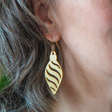 Long Bauble Drop Earrings - Gold