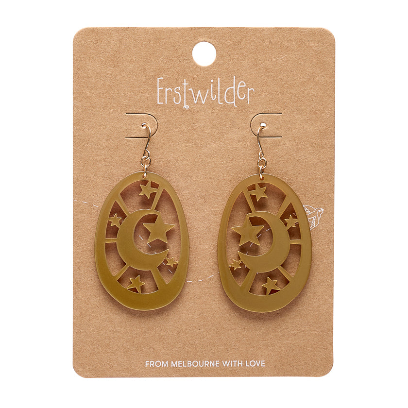Moonlight Drop Earrings - Gold