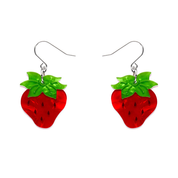 Darling Strawberry Drop Earrings
