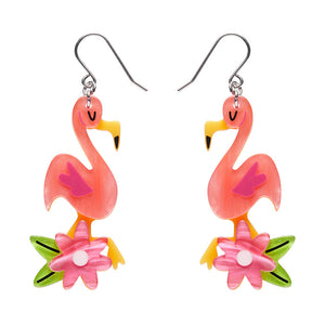 Let's Flamingle Drop Earrings