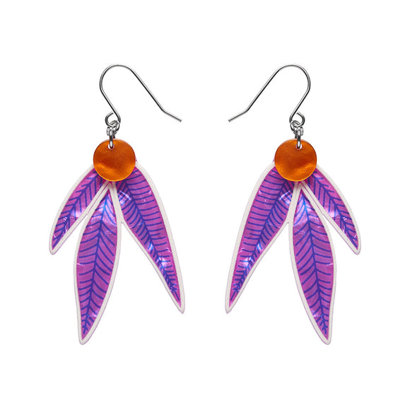 Gainful Gum Leaves Drop Earrings