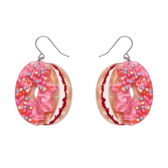 Donut Cake Drop Earrings