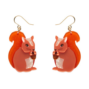 Cheeky Squirrel Drop Earrings