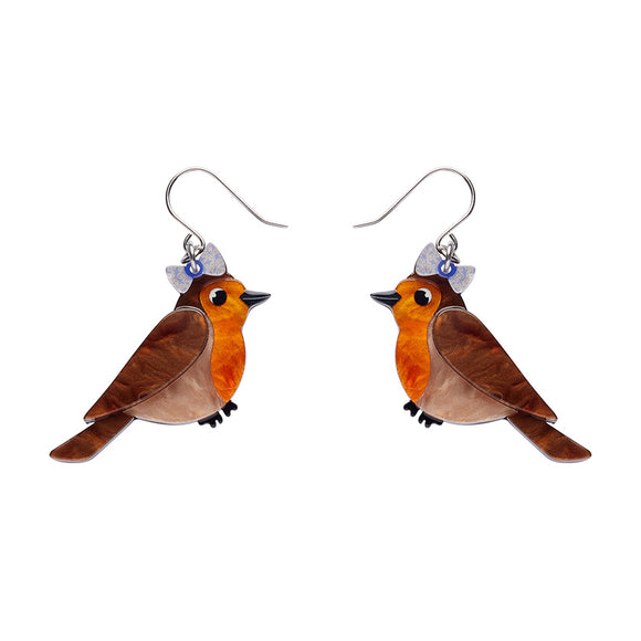 Rosie the Robin Drop Earrings