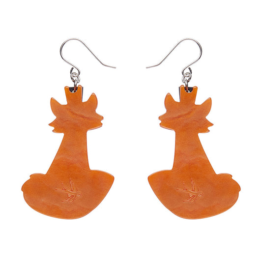 Felix the Fox Drop Earrings