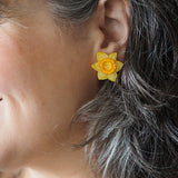 Delightful Daffodil Stud Earrings