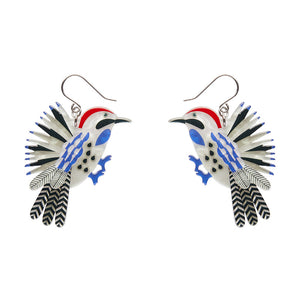 Wondrous Woodpecker Drop Earrings