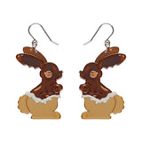 Cocoa the Bunny Drop Earrings