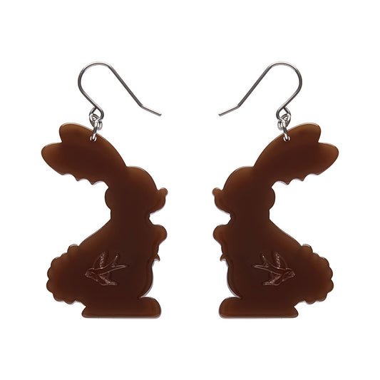 Cocoa the Bunny Drop Earrings