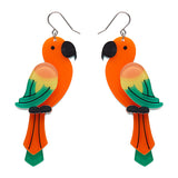 Pancha’s Parrots Drop Earrings