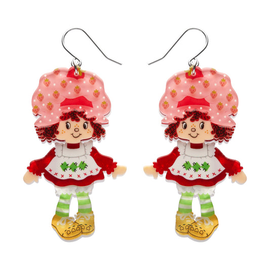 Sweet Strawberry Shortcake Drop Earrings